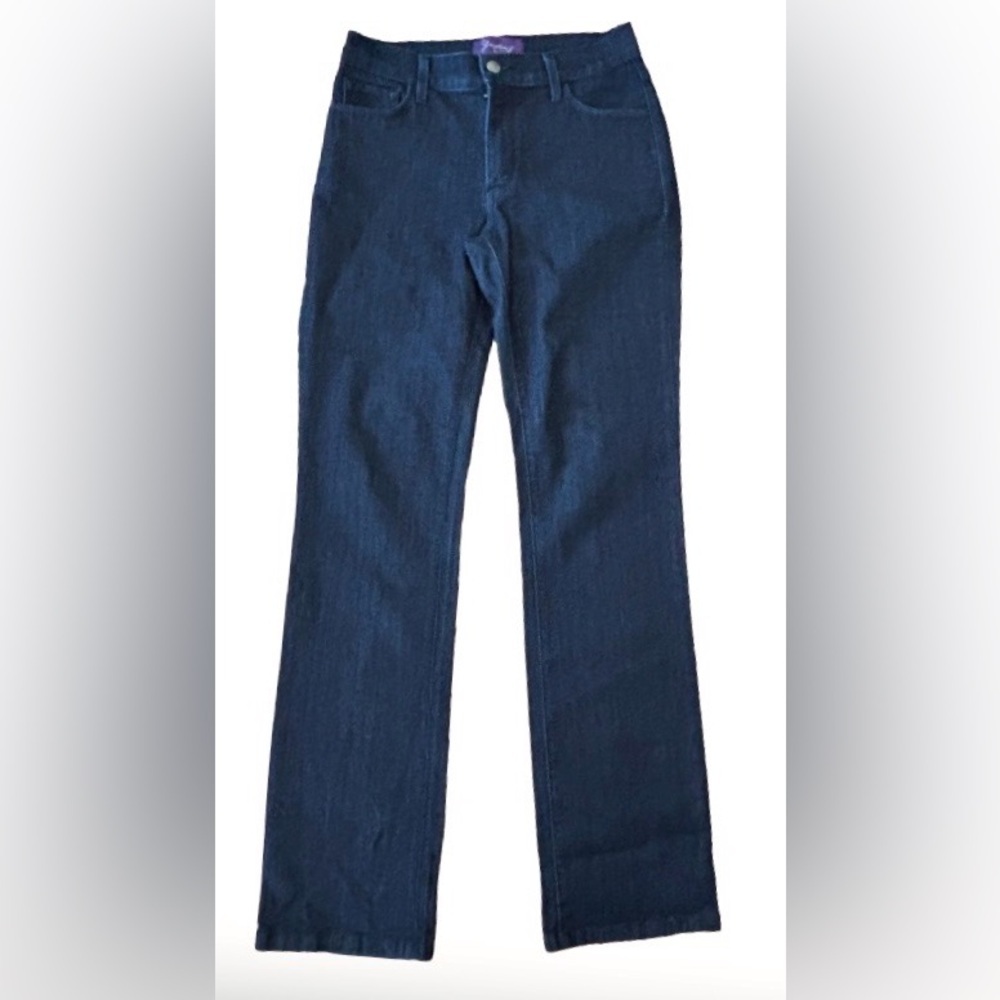 NYDJ Bootcut Dk Wsh Ultra Hi Rise Jns WM 6 Classic Denim Casual - Picture 3 of 11